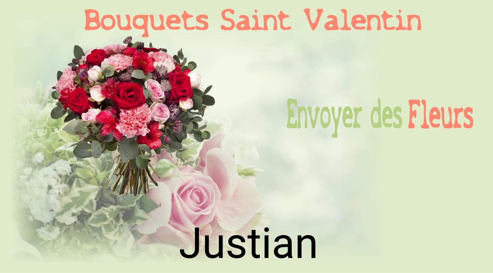 Roses de Saint-Valentin livrées à Justian
